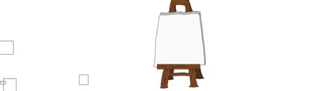 Blank Canvas On Easel Clip Art At Vector Clip Art Online