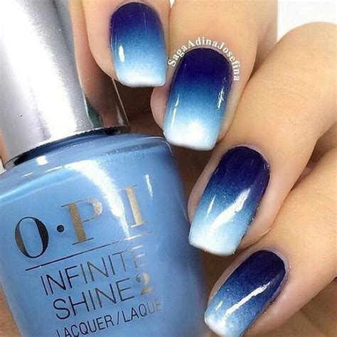 Pin By ⚡️ On Nail Inspo Ombre Nail Art Designs Blue Ombre Nails