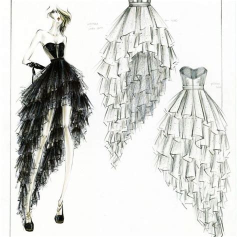 Fashion Design Sketches Of Dresses Fresh Pin By Thanh SÆ¡n Ä O On