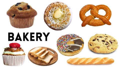 Bakery Items Names List Bakery Vocabulary In English Bakery Items