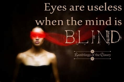 Blind Blinds Mindfulness Wise Words