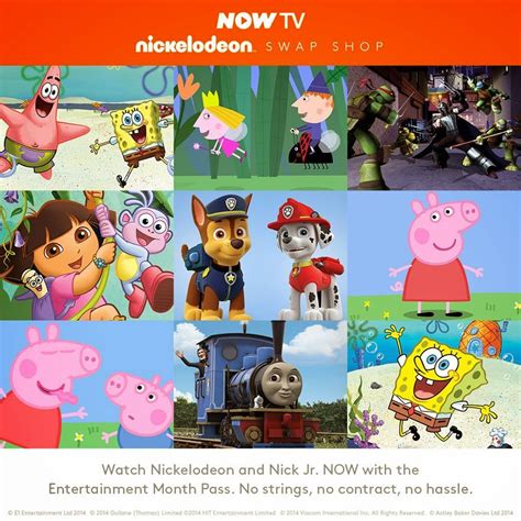 Nickalive Now Tv Launches The Nickelodeon Swap Shop