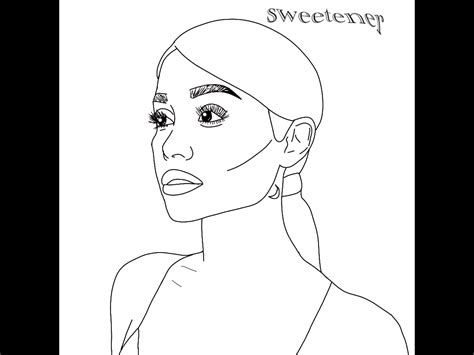 Ariana Grande Drawing Easy She Has A Beautiful Blogging Image Database