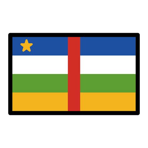 Central African Republic Flag Emoji Clipart Free Download Transparent