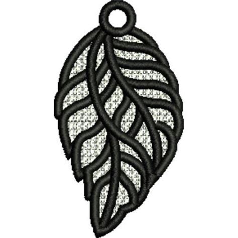 Fsl Leaf Ornament 2 3 Sizes Products Swak Embroidery