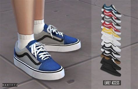 Vans Old Skool At Darte77 The Sims 4 Catalog Sims 4 Cc Shoes Sims