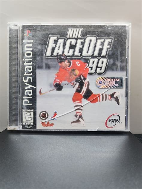 Nhl Faceoff 99 Sony Playstation 1 1998 Complete Case Disc And