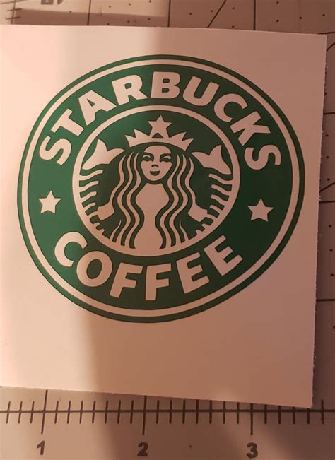 Starbucks Coffee Logo Vinyl Decal Sticker Car Window Laptop Etsy
