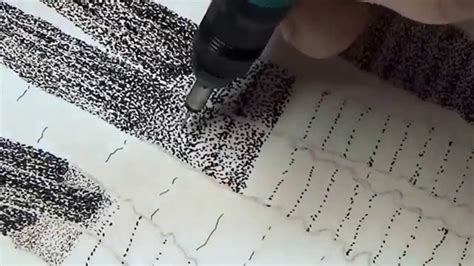 Ink Stippling With Rapidograph Pens Ink Drawing Demonstration Youtube