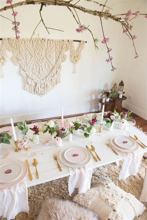How To Host A Galentines Party Spell Boho Party Bohemian Garden