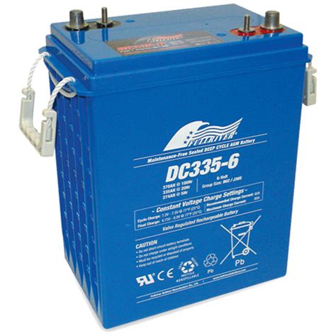 Fullriver 902 J305 6v 335ah Agm Sealed Lead Acid Battery Dc335 6 Ebay