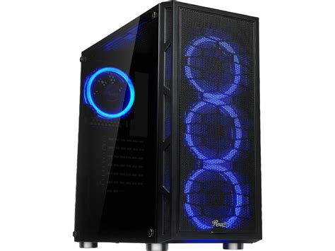 Rosewill Spectra C100 A Atx Mid Tower Gaming Case With Tempered Glass