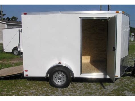 7 X 10 Enclosed Trailers With Extra Height Cargo And Utility Trailers