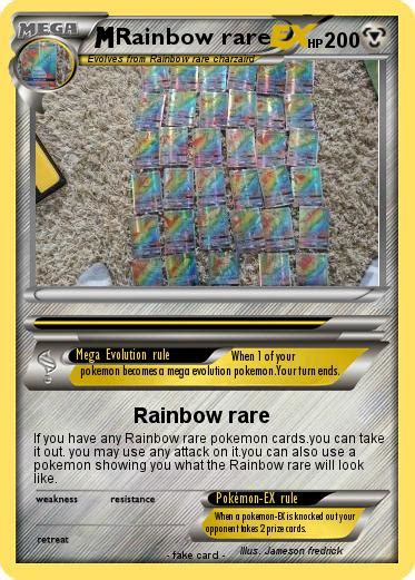 Pokémon Rainbow Rare Rainbow Rare My Pokemon Card