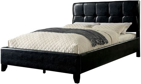 Cressida Black Queen Upholstered Platform Bed From Furniture Of America