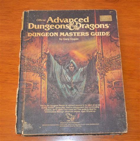 Vintage Adandd Dungeon Masters Guide Rpg Book 2011 Tsr 1979 Revised