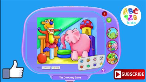 Baby Tv Whos It Whats That And Coloring Abc 123 Kids Youtube
