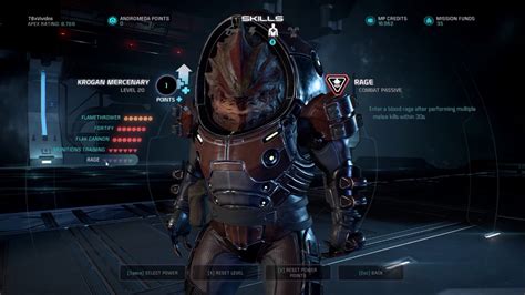 Krogan Mercenary Build Guide Mass Effect Andromeda Multiplayer Youtube
