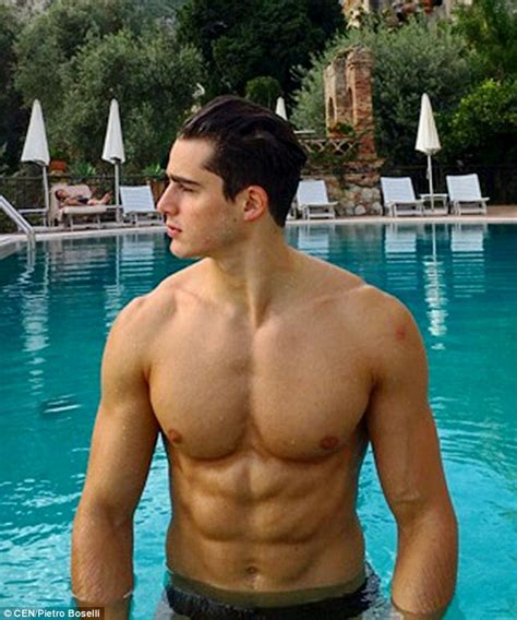 Worlds Sexiest Teacher Pietro Boselli Unveiled As The New Face Of Armani Daily Mail Online