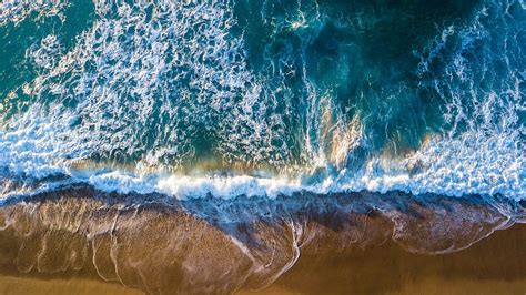 Hd Wallpaper Time Lapse Photography Of Sea Waves Ocean Shore