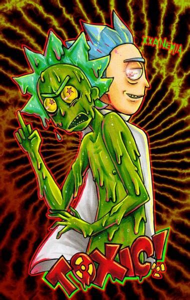 Rick And Morty Toxic Rick Rick And Morty Poster