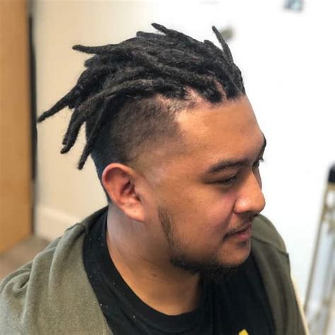 11 Attractive Temp Fade Hairstyle With Waves And Dreads For Men