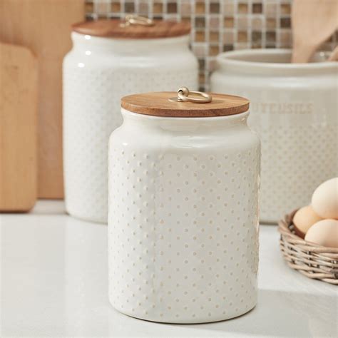 Kitchen Canisters On Counter Display Farmhouse Kitchen Canisters