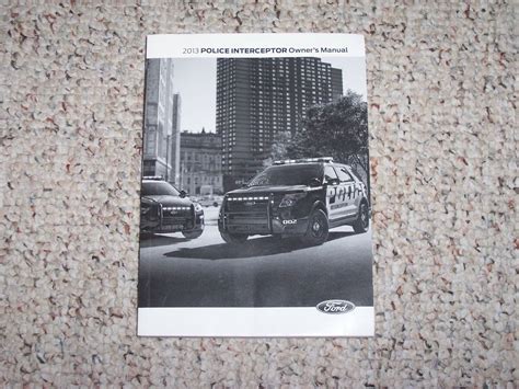 2013 Ford Taurus Police Interceptor Owners Manual