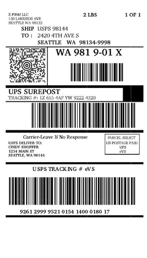 Check spelling or type a new query. 30 Sample Ups Label - Labels Design Ideas 2020
