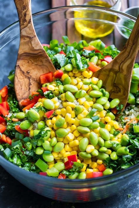 Healthy Quinoa Salad With Light Homemade Dressing Recipe