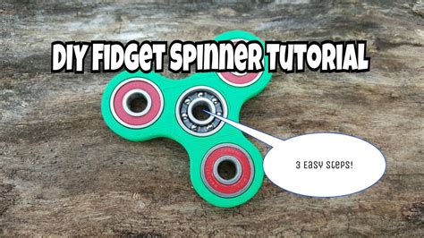 How To Make Your Own Fidget Spinner With 3 Easy Steps Doovi
