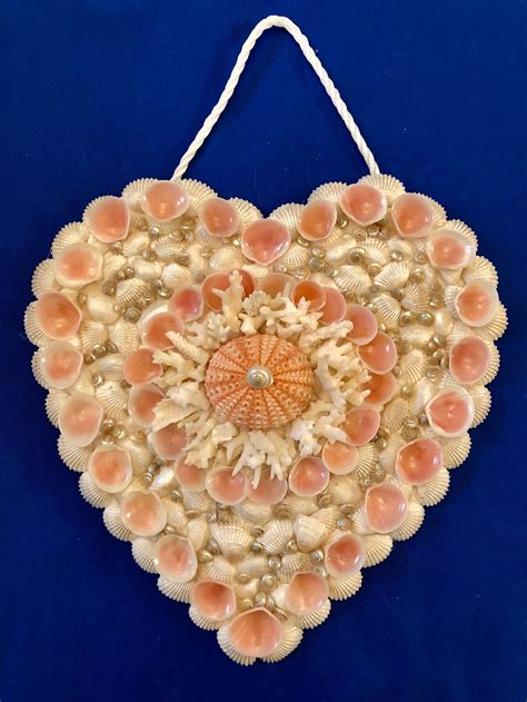 Say It With Seashells Valentine For Home Decor T Etsy