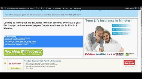 Aarp Senior Life Insurance Company For Quotes Youtube