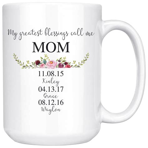 Personalized T For Mom Mothers Day Ts Mothers Day Mug Etsy Ireland