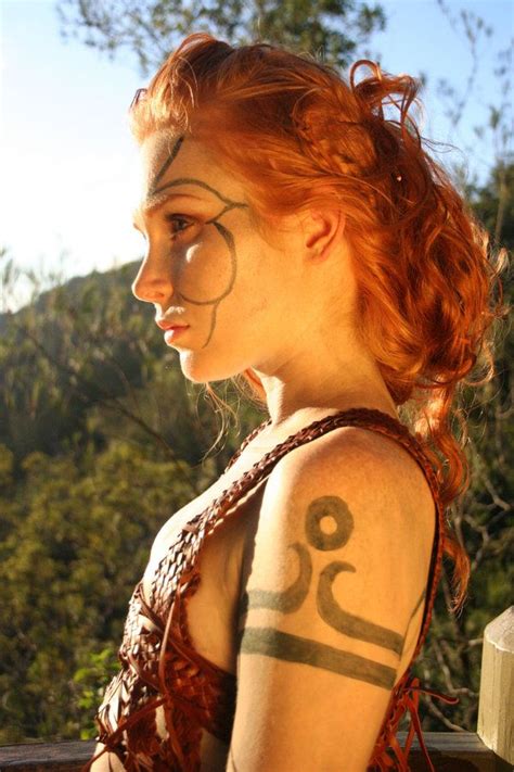 Woad 5 By Chirinstock On Deviantart Warrior Woman Celtic Woman