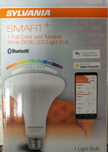 Sylvania Smart Bluetooth Full Color And Tunable White Br30 Led Bulb