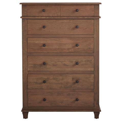 Daniels Amish Highland 33 5627 Customizable Solid Wood 7 Drawer Chest