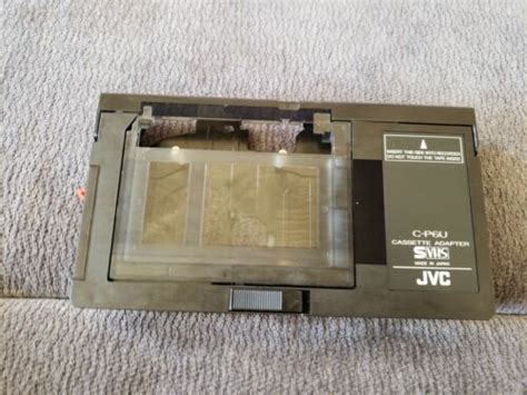 Jvc C P6u Vhs Cassette Tape Adapter Motorized Japan Works 1990s Cleaned