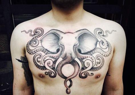 111+ octopus tattoos, designs & ideas with meanings. Elephant/Octopus by Jess Mascitti at Graceland Tattoo in ...