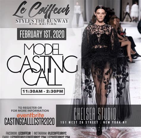 Runway Modeling Auditions in New York City for Fashion Show | Auditions ...