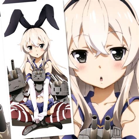 45x95cm Kantai Collection Fleet Girls Shimakaze Sexy Cartoon Anime Art