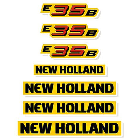 New Holland E35b Decals Acedecals