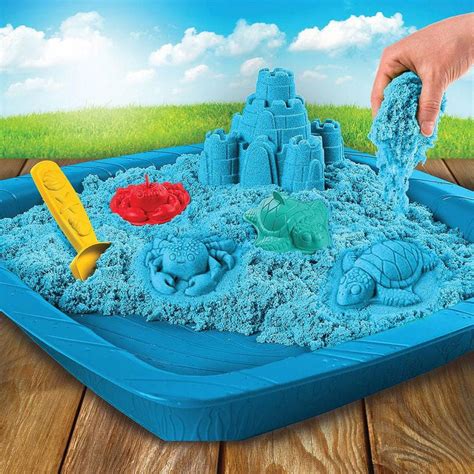 Kinetic Sand Sandbox Set in Blue | Shop Online at Toy Universe AUS