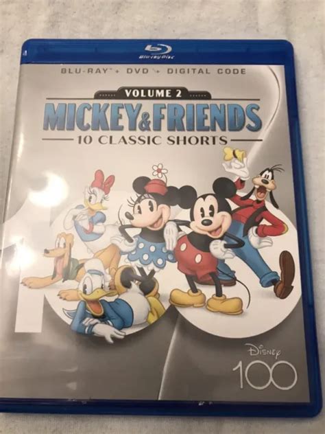 Disney Mickey And Friends 10 Classic Shorts Vol 2 Blu Ray Dvd No