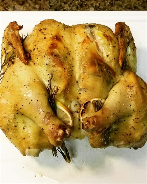 lemon rosemary spatchcocked chicken recipe allrecipes