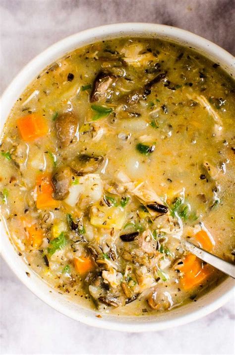 Instant Pot Chicken Wild Rice Soup IFoodReal Com