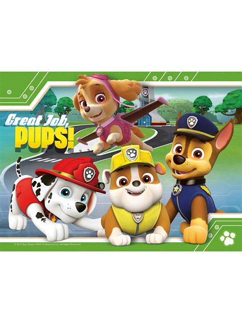 Paw Patrol 4 In A Box Jigsaw Puzzle 72 Pieces At John Lewis And Partners