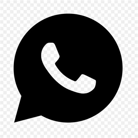 Whatsapp Png 1600x1600px Whatsapp Black Black And White Icon
