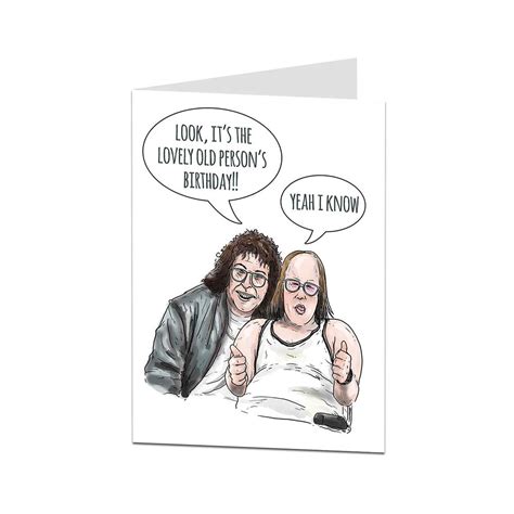 Funny Birthday Card Rude Old Age Joke UK Lou Andy Design Etsy UK