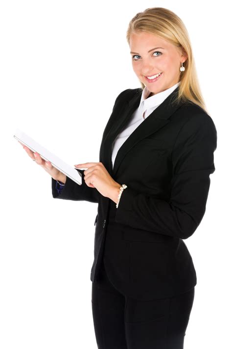 Business Woman And A Tablet Free Stock Photo Public Domain Pictures